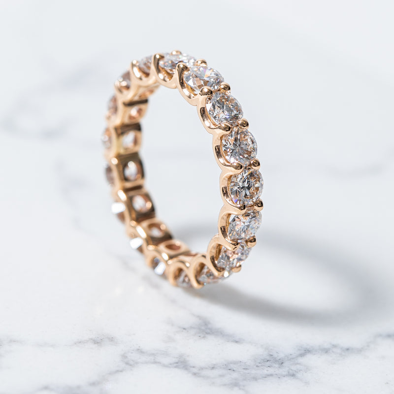 Rose Gold Eternity Band