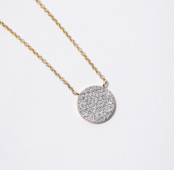 Pave Diamond Illusion Necklace